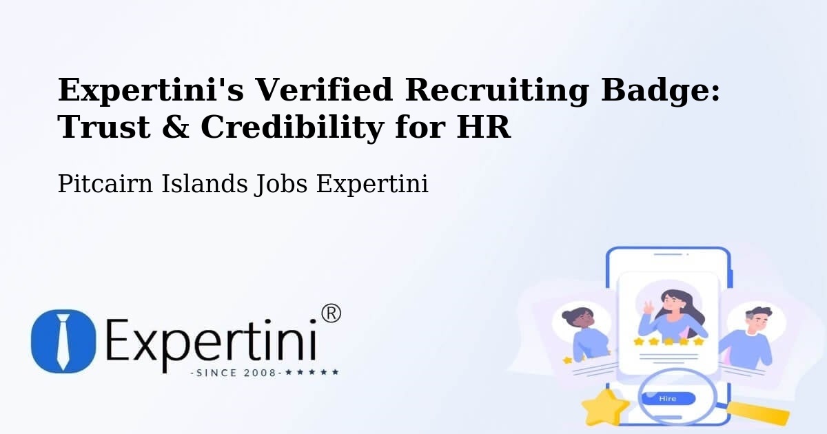 Expertini's Verified Recruiting Badge: Trust & Credibility for HR - Pitcairn Islands Jobs Expertini